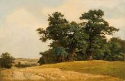 Eugen Ducker Landscape with oaks oil painting